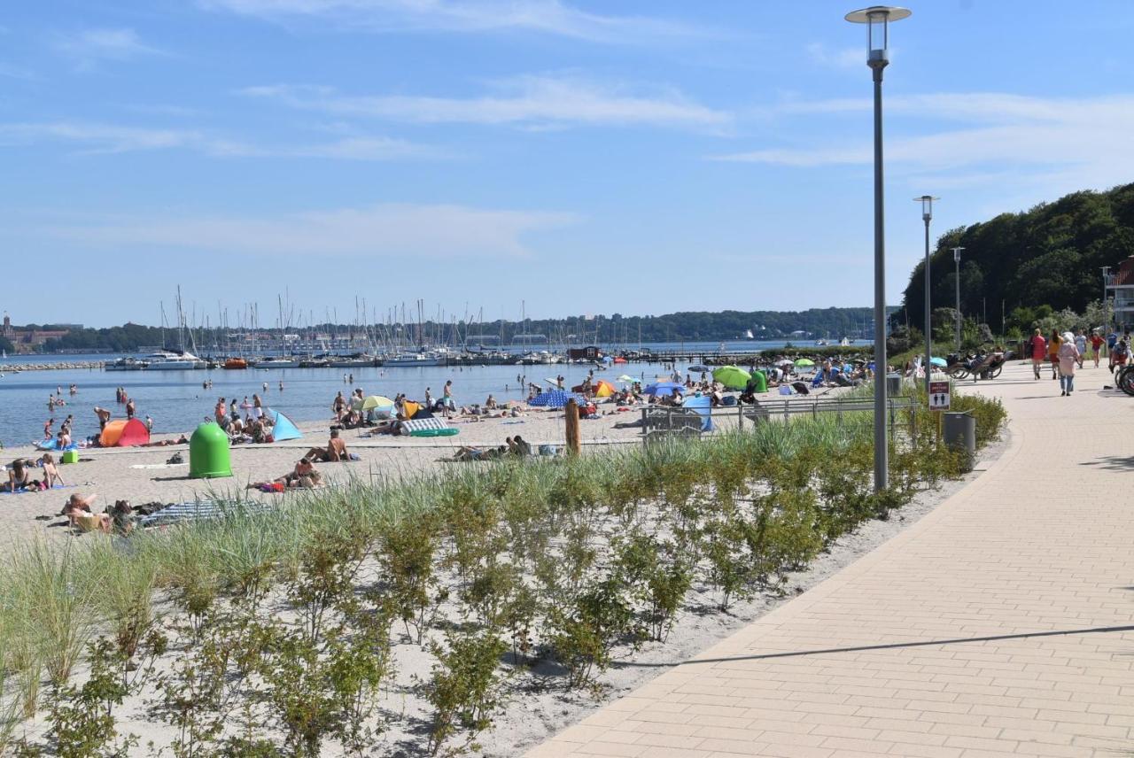 Fewo1846 Strandresidenz Wassersleben - Ostseenest - Modernes Studioapartment Mit Balkon Am Strand Harrislee Kültér fotó