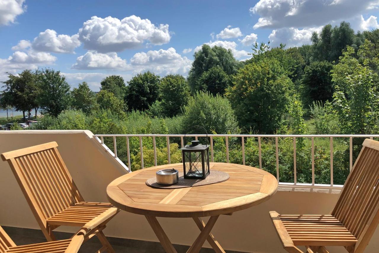 Fewo1846 Strandresidenz Wassersleben - Ostseenest - Modernes Studioapartment Mit Balkon Am Strand Harrislee Kültér fotó