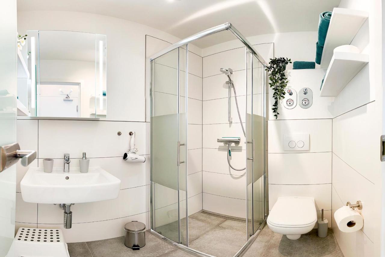 Fewo1846 Strandresidenz Wassersleben - Ostseenest - Modernes Studioapartment Mit Balkon Am Strand Harrislee Kültér fotó